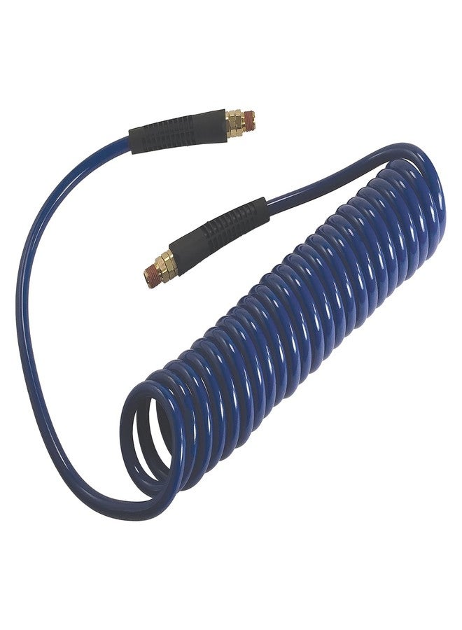Primefit PUR14015P Polyurethane Recoil Air Hose 1/4" x 15Ft with Field Repairable Swivel Ends - Image 1