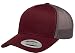 Yupoong YP Classics Retro Trucker Cap MaroonGrey OSFA - Image 2