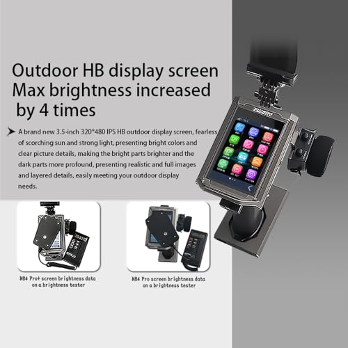 GoolRC Flysky Noble NB4 Pro+ Remote Controller, 2.4GHz 18CH AFHDS 3 Radio Transmitter with 3.5 Inch IPS Touching Screen and FGr4B+FGr8B Receiver for RC Car Boat - Image 4