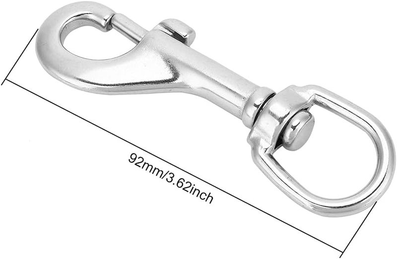 Fine polished finish 316 Stainless Steel Durable Snap Hook for Straps Bags Diving Accessories (92mm) Globally selected raw material Home & light industrial compatible Water rust proof Economical upgraded quality Regional central warehouse stock Stable base All governorates deliver Fade proof Good ventilation Moisture wear upgraded quality Various fittings Fast intercity distribution All item simple matching build Home & professional compatible All temp range compatible build KSA market popular practical build Worldwide simple practical design Comfort grip Single & bulk storage compatible Standard fit Wear resistant All-round unified build Foldable Bug proof seal - Image 2
