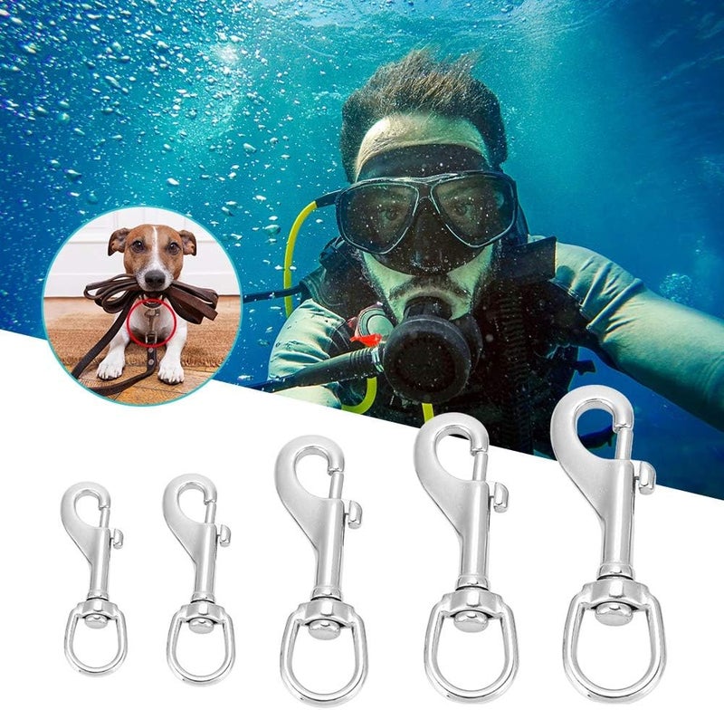 Fine polished finish 316 Stainless Steel Durable Snap Hook for Straps Bags Diving Accessories (92mm) Globally selected raw material Home & light industrial compatible Water rust proof Economical upgraded quality Regional central warehouse stock Stable base All governorates deliver Fade proof Good ventilation Moisture wear upgraded quality Various fittings Fast intercity distribution All item simple matching build Home & professional compatible All temp range compatible build KSA market popular practical build Worldwide simple practical design Comfort grip Single & bulk storage compatible Standard fit Wear resistant All-round unified build Foldable Bug proof seal - Image 3