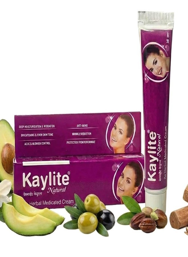 Kaylite Ayurveda Natural Face Cream 20 Gm for Whitening Face | Glowing Skin | Dark Spot | Best for Melasma | Pigmentation | Age Spots for Men & Women | Lightening Cream - 20 Gm (Pack of 1) - Image 1