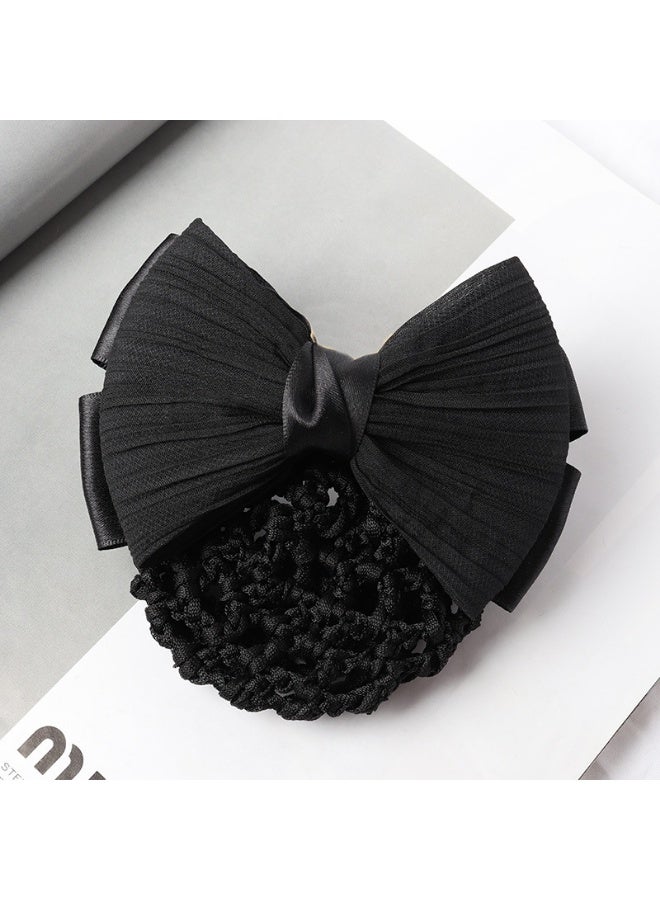Bow Snood Bun Covers Crochet Net Hair Snoods for Women Girls - Image 3