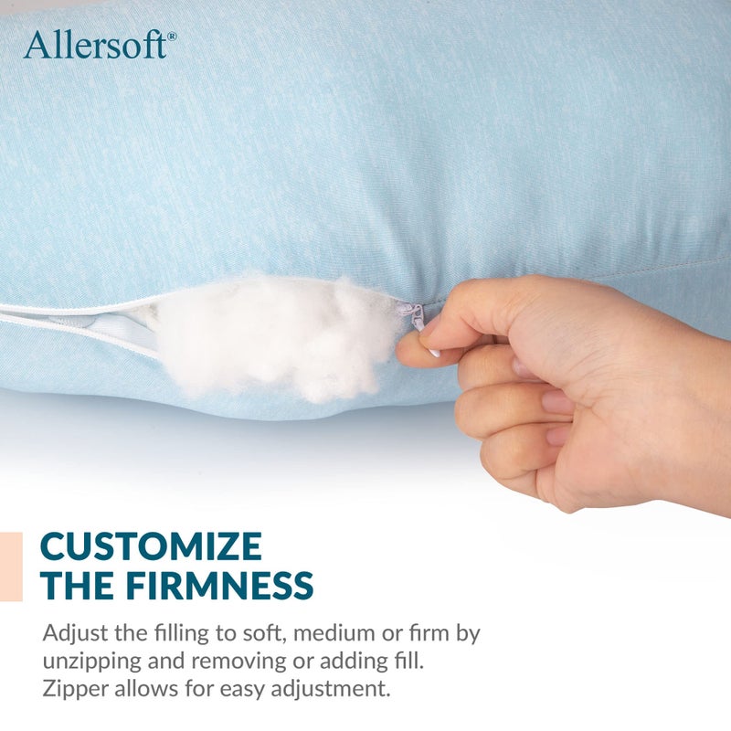 Allersoft| American Owned Company| Post Shoulder Surgery Pillow, Rotator Cuff Pillow. Relief from Shoulder Pain or Frozen Shoulder. Cooling Fabric Reduces Sweating - Image 5
