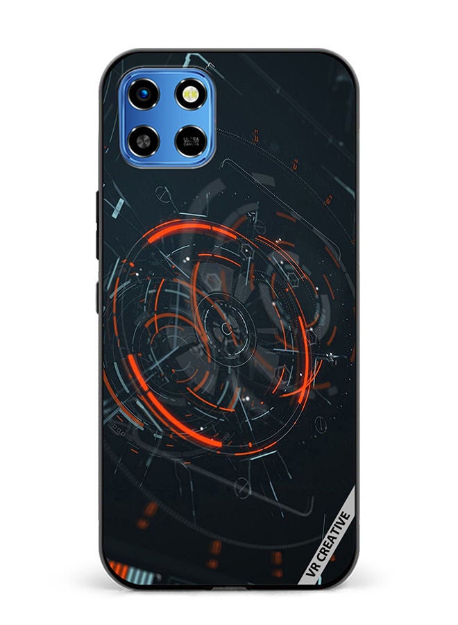 VR CREATIVE Protective Case Cover For Infinix Smart 6 HD Tech Design Multicolour - Image 1