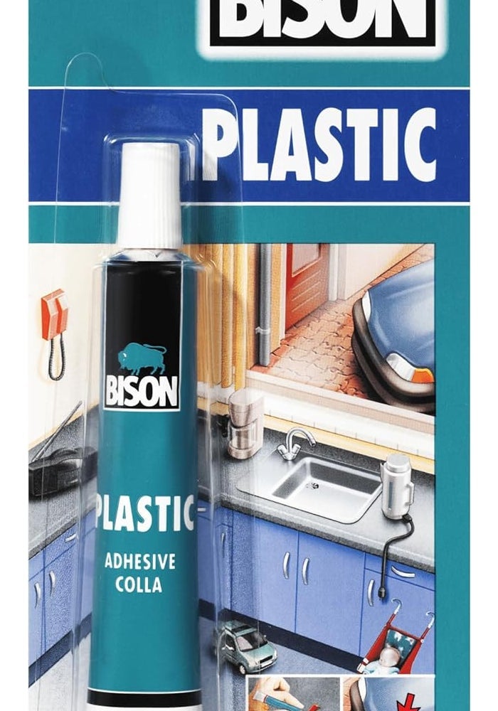Bison Plastic Adhesive - 25ml Tube - Image 1
