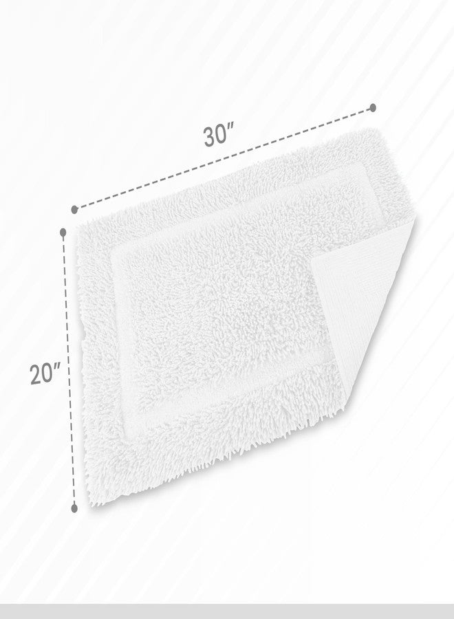 Martex 100% Cotton Ringspun Bath Rug | Super Soft | Super Absorbent | Essential Bathroom Rugs | Non-Slip Bath Mat | Quick Drying Bath Mat | White - Image 3