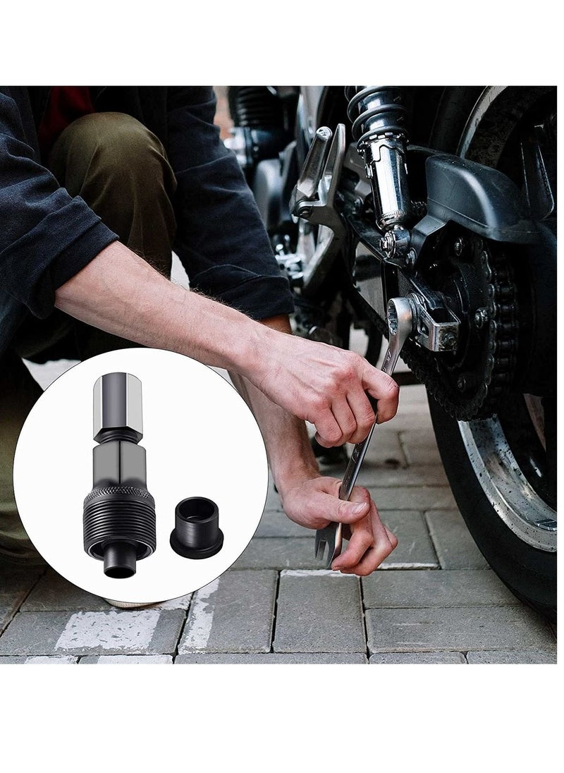 Excefore Crank Remover Bike Tool, 2 PCS Bicycle Puller Arm Tool Compact Cycling Power Pull Pulley Repair Maintenance for Bikes, Black  - Image 2