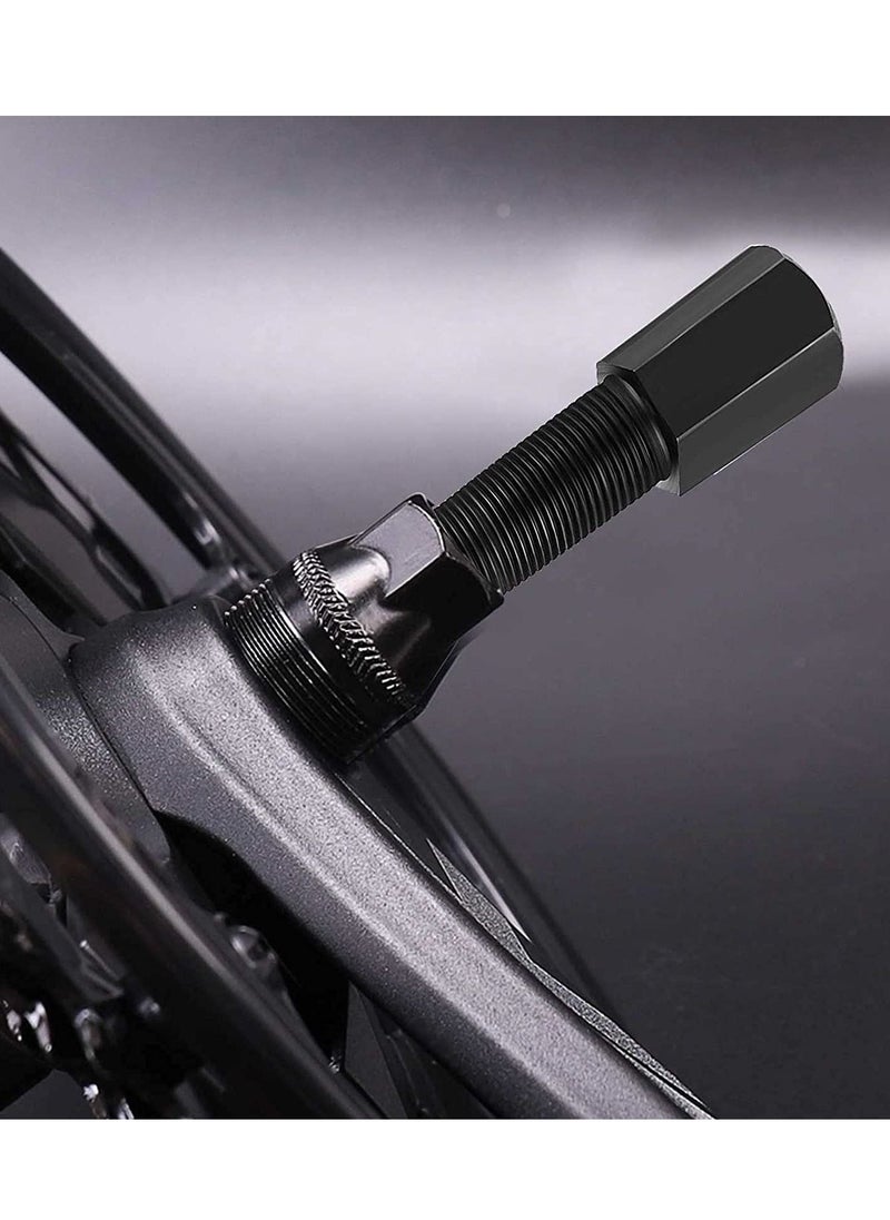 Excefore Crank Remover Bike Tool, 2 PCS Bicycle Puller Arm Tool Compact Cycling Power Pull Pulley Repair Maintenance for Bikes, Black  - Image 3
