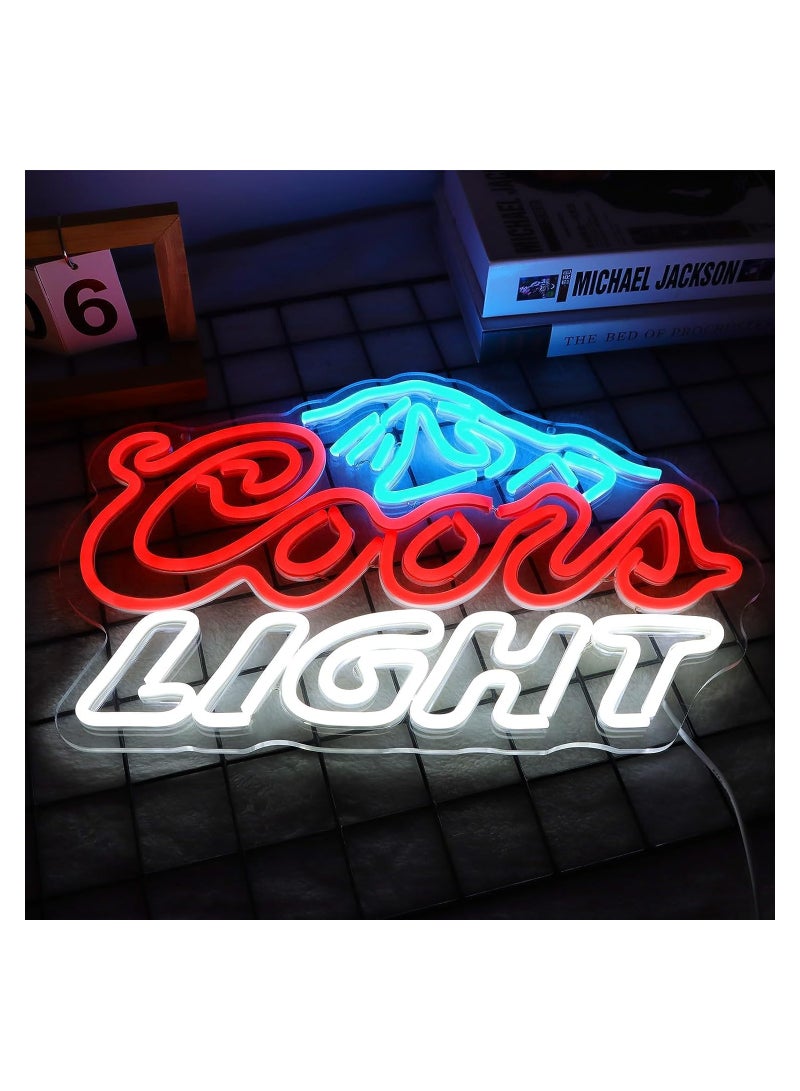 Excefore Crs LIGHT Neon Signs for Wall Decor Neon Lights for Bedroom Led Business Signs Suitable for Restaurant Gift LED for Wall Artwork Decor 5V Power Adapter, 17 * 11 Inch - Image 4