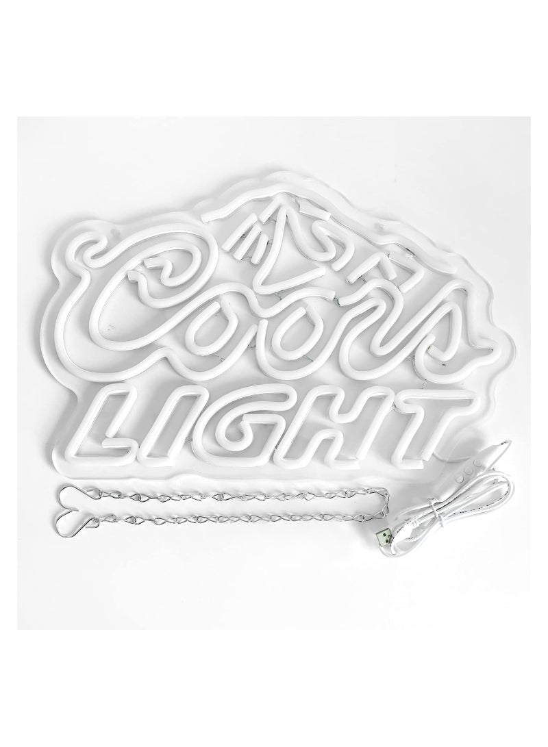 Excefore Crs LIGHT Neon Signs for Wall Decor Neon Lights for Bedroom Led Business Signs Suitable for Restaurant Gift LED for Wall Artwork Decor 5V Power Adapter, 17 * 11 Inch - Image 5