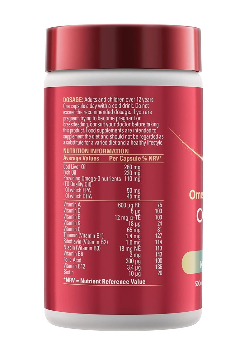 Seven Seas Cod Liver Oil Plus Multivitamins 90 cap - Image 2