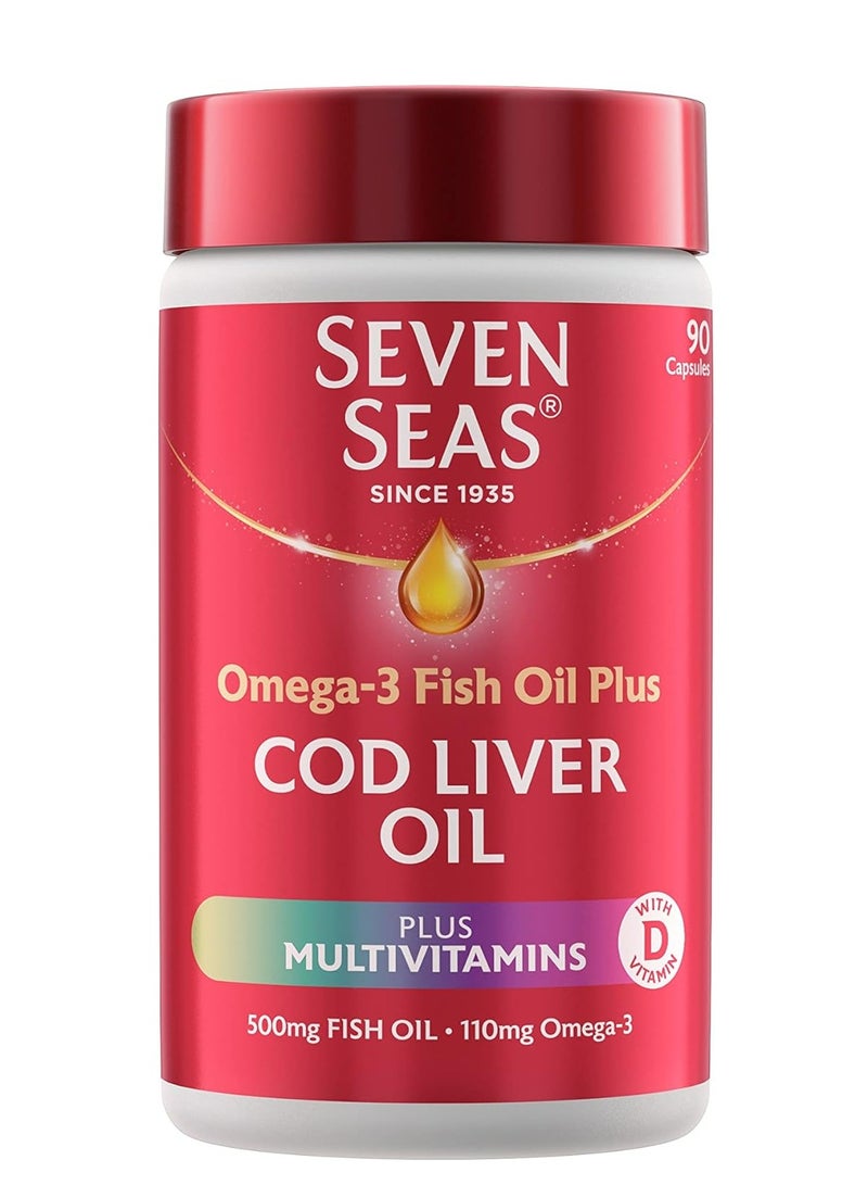 Seven Seas Cod Liver Oil Plus Multivitamins 90 cap - Image 1