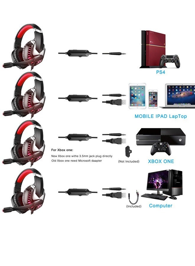 Oregon Wired 3.5mm Headphones with Noise Cancellation, Directional Microphone - Perfect for PC Gaming and PUBG! - Image 2