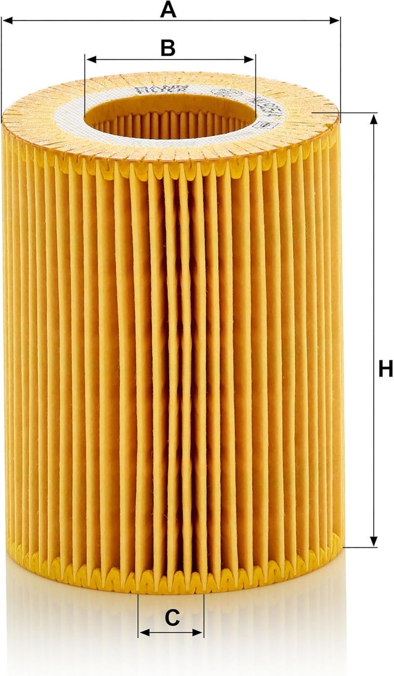 MANN FILTER HU 925/4 x Cartridge Oil Filter Replacement with Oil Drain Plug Gasket Compatible With BMW 320i (2001-2005), 323Ci (2000), 323i (1997-2001), 323is (1998-1999), 325Ci (2001-2006) - Image 3