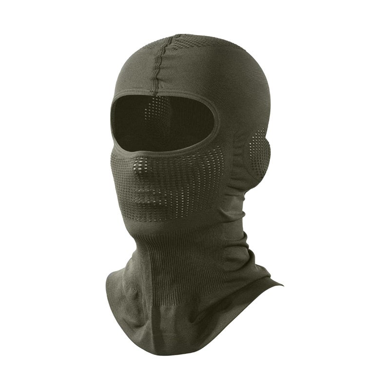 SPTSLFB Lightweight Motorcycle Balaclava for Men and Women Ski Face Mask with QuickDry Lining for Skiing Cycling Hiking Army Green - Image 3