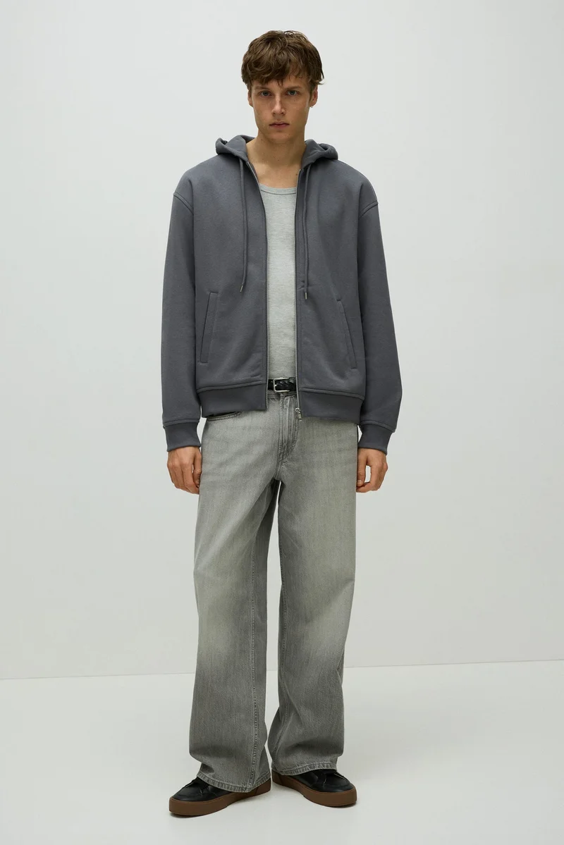 H&M Relaxed Fit Zip-through hoodie