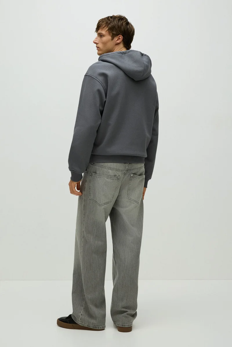 H&M Relaxed Fit Zip-through hoodie