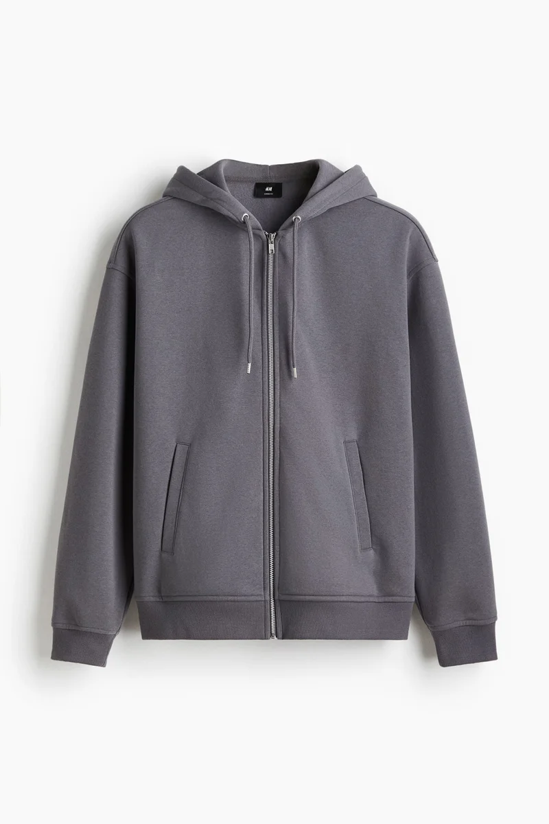H&M Relaxed Fit Zip-through hoodie