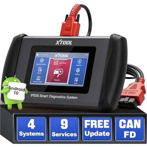 XTOOL Code Reader for Cars and Trucks, XTOOL InPlus IP508 Engine ABS SRS Transmission Car Diagnostic Tool with Oil Reset, EPB, SAS, BMS, Throttle, Check Engine Code Reader, Android 10.0 - Image 1