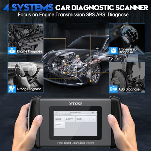 XTOOL Code Reader for Cars and Trucks, XTOOL InPlus IP508 Engine ABS SRS Transmission Car Diagnostic Tool with Oil Reset, EPB, SAS, BMS, Throttle, Check Engine Code Reader, Android 10.0 - Image 4