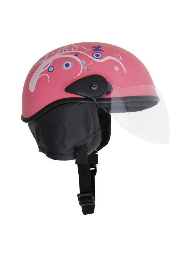 سايج سكوير خوذة نصفية متعددة الأغراض من Sage Square للرجال والنساء (متوسطة الحجم، تصميم ملصق وردي لامع 2) (غير آلية) - Image 2