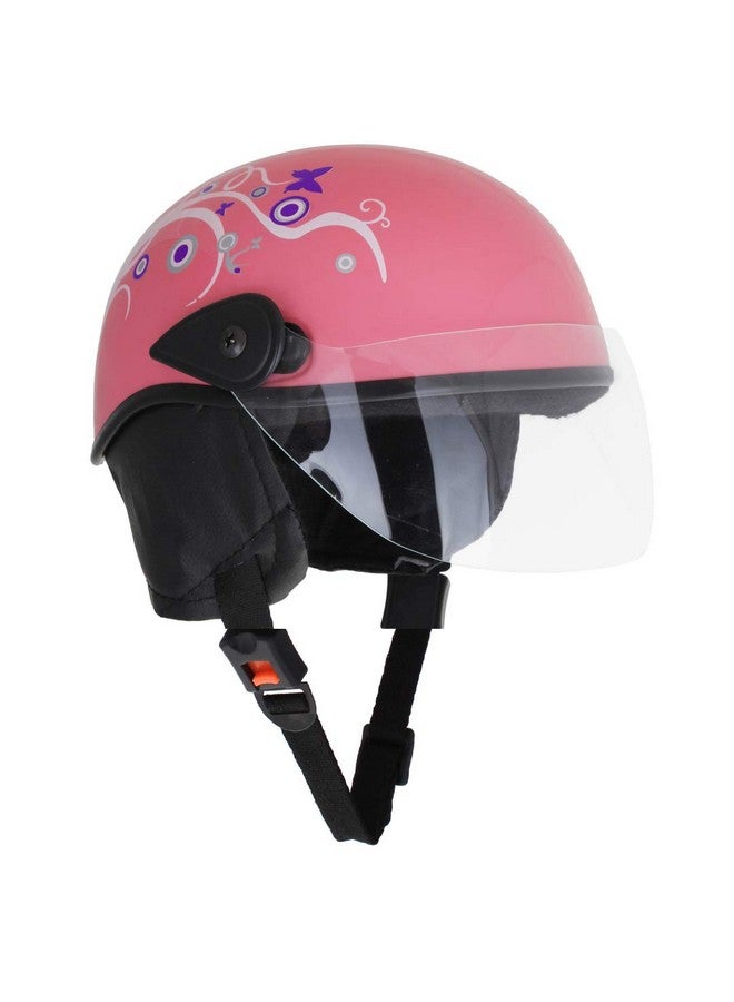 سايج سكوير خوذة نصفية متعددة الأغراض من Sage Square للرجال والنساء (متوسطة الحجم، تصميم ملصق وردي لامع 2) (غير آلية) - Image 1