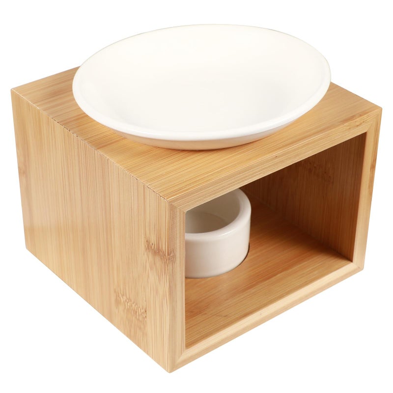 Ceramic Incense Burner Aroma Therapy Essential Oil Holder White Home Fragrance Relaxation - Image 2