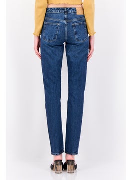 GANT Women Regular Fit Washed Stretchable Jeans, Blue  - Image 3