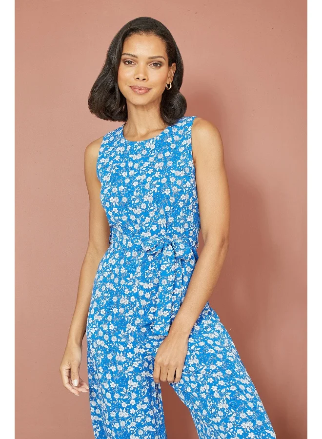 MELA LONDON Ditsy Print Culotte Jumpsuit