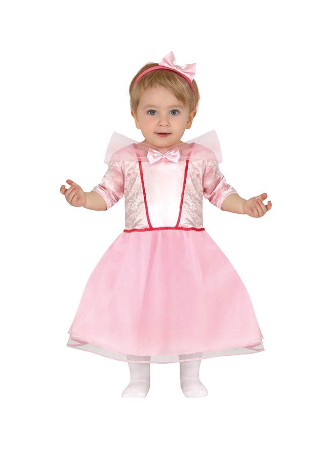 Fiestas Guirca Baby Pink Princess Costume, 12 -24 Months. Costume includes: Dress, Hairband