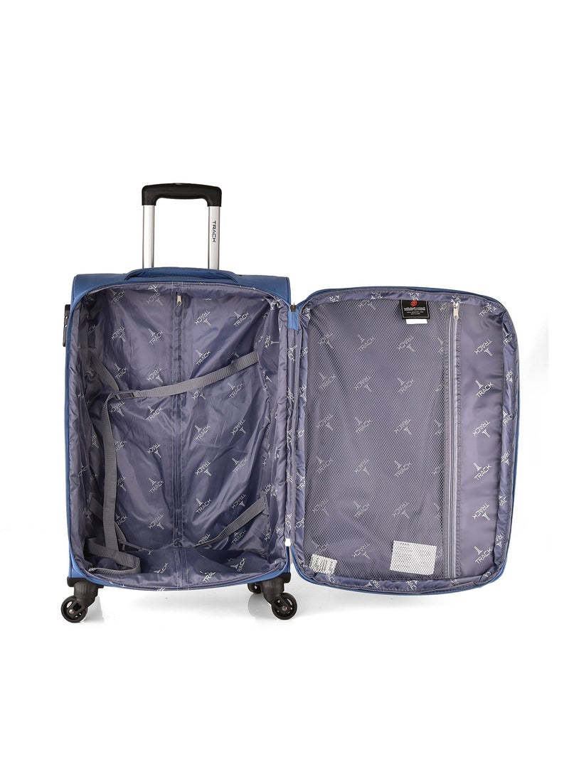 Track - TRACK Luggage fabric set 3 pieces, 28/24/20 inch - Blue - Image 1