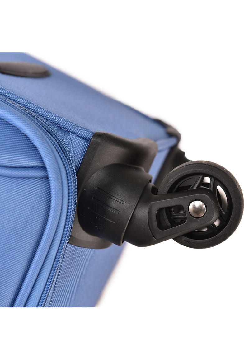 Track - TRACK Luggage fabric set 3 pieces, 28/24/20 inch - Blue - Image 1