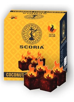 SCORIA SCORIA Coconut Coal 250gm Each Pack of 4  - Image 2