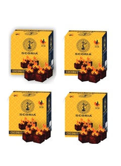 SCORIA SCORIA Coconut Coal 250gm Each Pack of 4  - Image 1