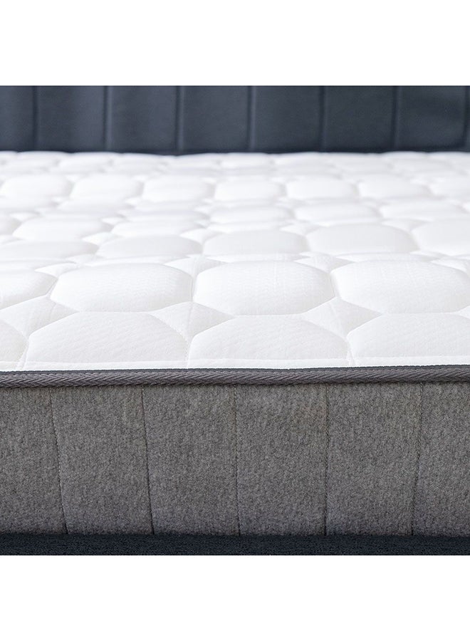DANUBE HOME Natural Memory Foam With Pocket Spring Mattress Medium Firm Feel King Mattress Spine Balance For Pressure Relief 26 cm Thickness White Size L200xW180Cm - Image 5