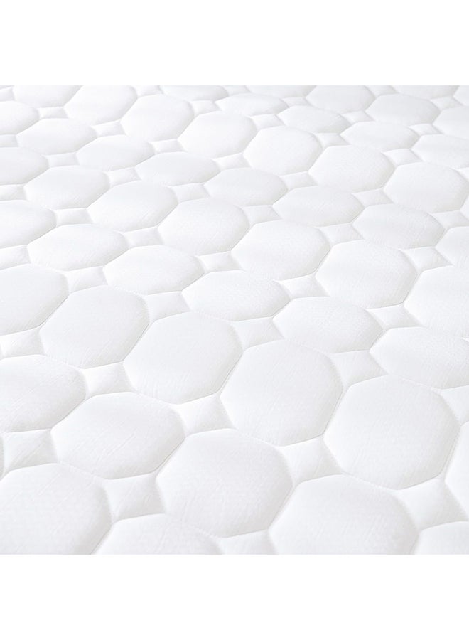 DANUBE HOME Natural Memory Foam With Pocket Spring Mattress Medium Firm Feel King Mattress Spine Balance For Pressure Relief 26 cm Thickness White Size L200xW180Cm - Image 4
