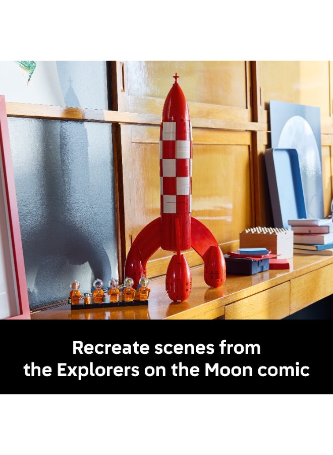 LEGO Ideas Tintin Moon Rocket Model Building Kit 21367 (Age 18+, 1283 Pieces) - Image 4