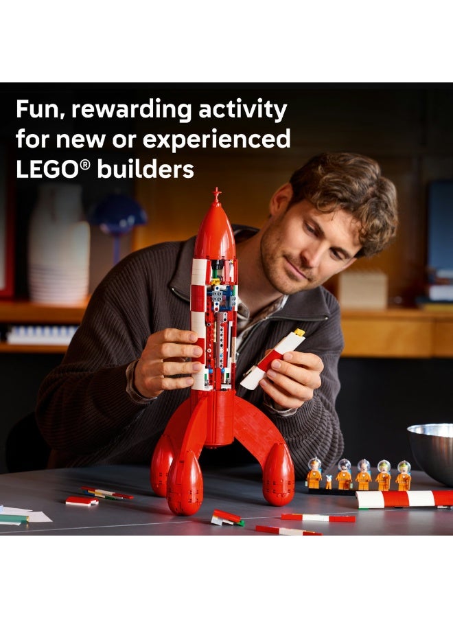 LEGO Ideas Tintin Moon Rocket Model Building Kit 21367 1283Pcs