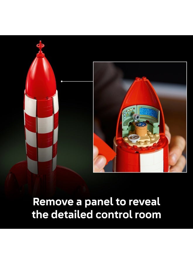 LEGO Ideas Tintin Moon Rocket Model Building Kit 21367 1283Pcs