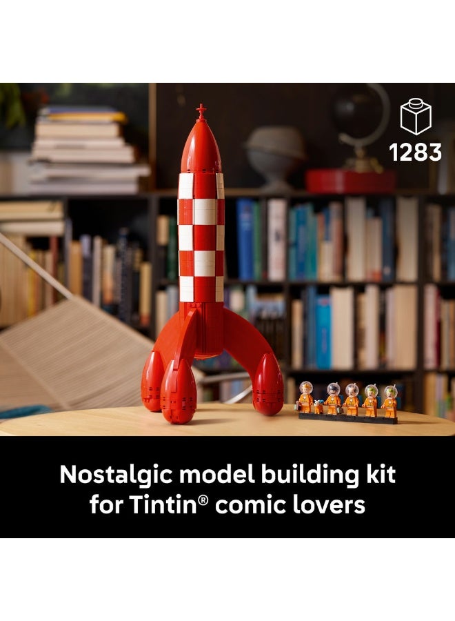 LEGO Ideas Tintin Moon Rocket Model Building Kit 21367 1283Pcs