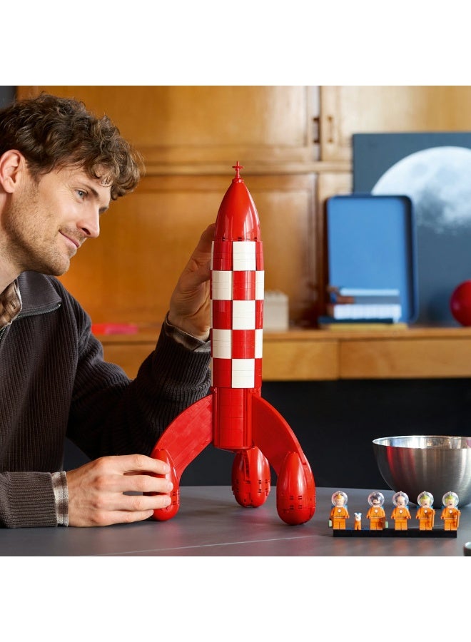 LEGO Ideas Tintin Moon Rocket Model Building Kit 21367 1283Pcs