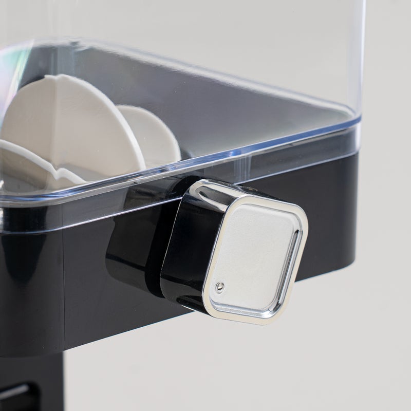 Alberto plastic double cereal dispenser square, black 3700ml - Image 3