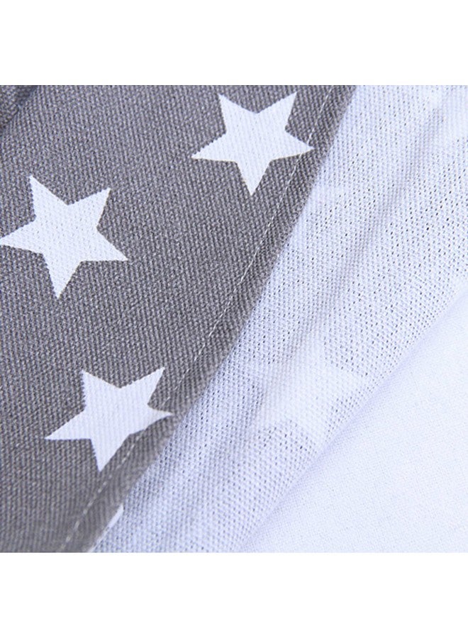 SAMI STUDIOS 100% Cotton Adjustable Bib Cooking Kitchen Aprons Sparkling Stars With Large Pockets, BBQ Drawing Dishwashing Baking Grill Restaurant For Men & Women UNISEX Washable 70x80 Cms Grey - Image 4