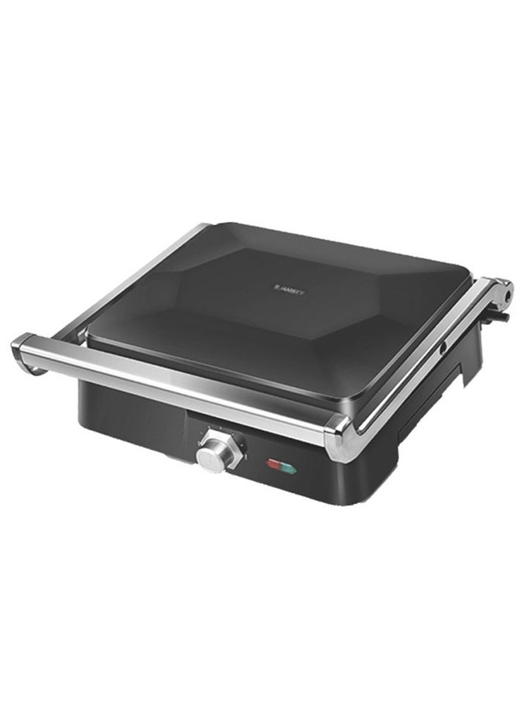 JAMAKY Italy - Electric grill with Italian technology for delicious barbecue meals,  2800-watt ,JMK2018 , Convenient and easy-to-use , features a non-stick coating, adjustable temperature settings, and a drip tray. Allows 90 degrees and 180 degrees heating, suitable for preparing delicious recipes. - Image 1