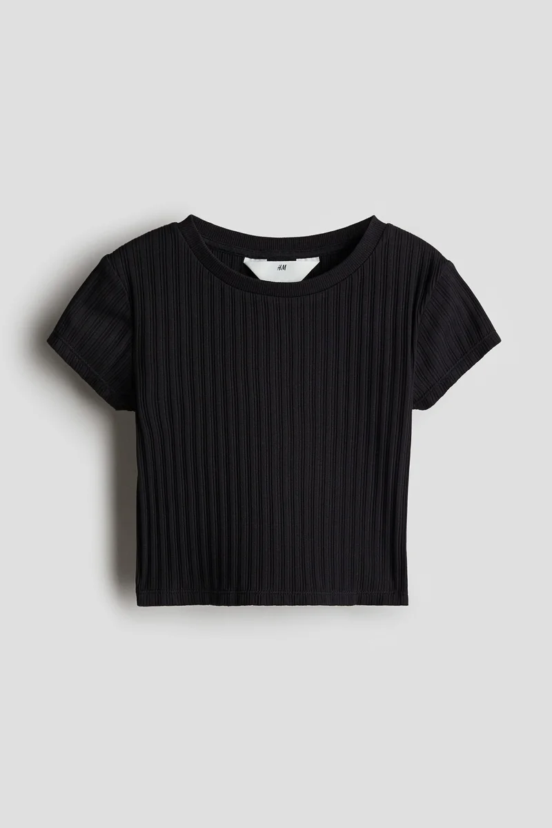 H&M Ribbed cotton top