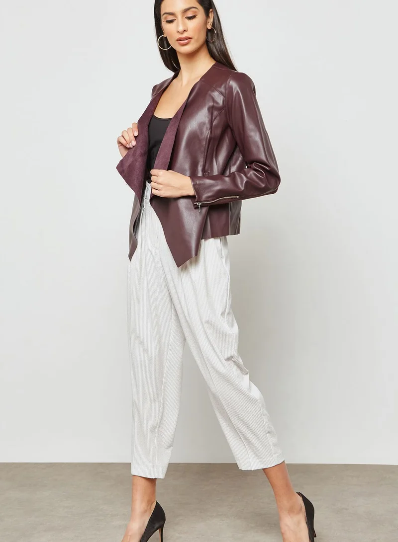 DOROTHY PERKINS PU Waterfall Jacket
