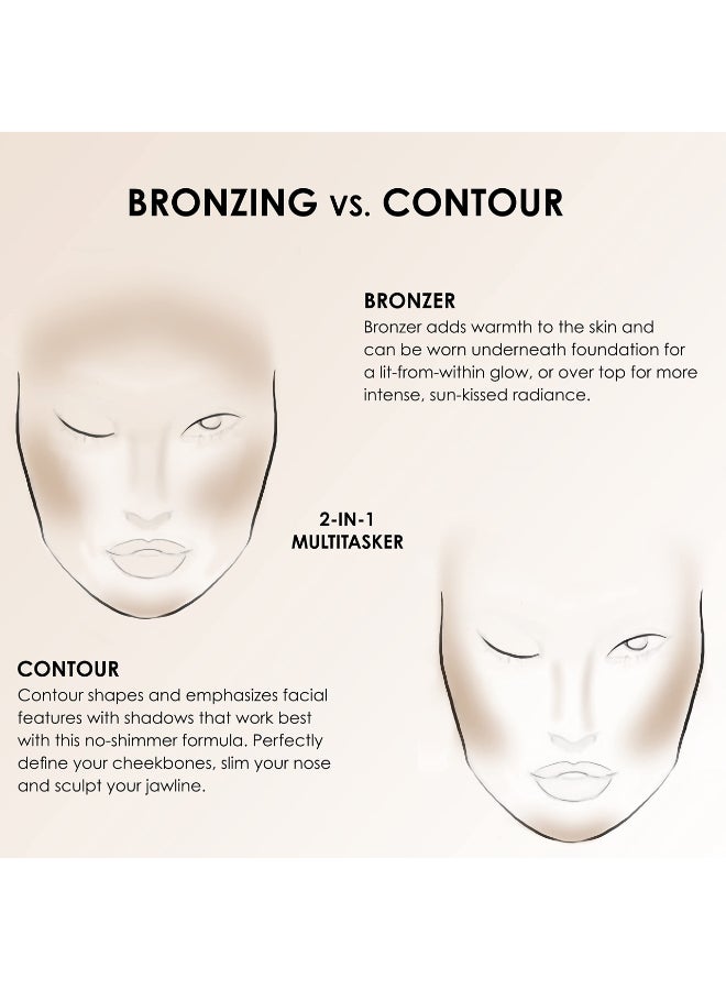 Temptu SB Airbrush Contour Shimmer Bronzer 1 Fl Oz - Image 4