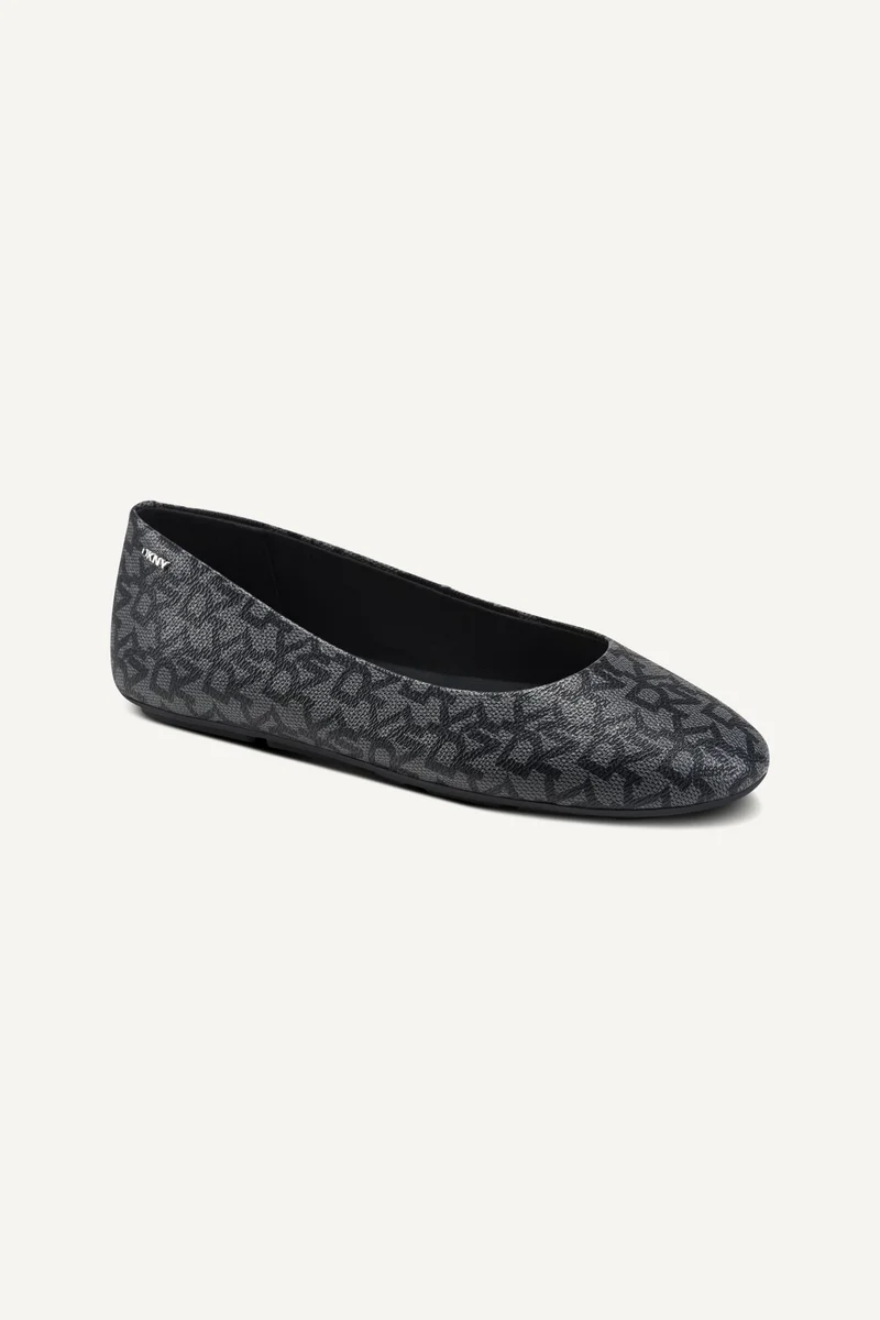 DKNY MOONIRA LOGO BALLET FLAT