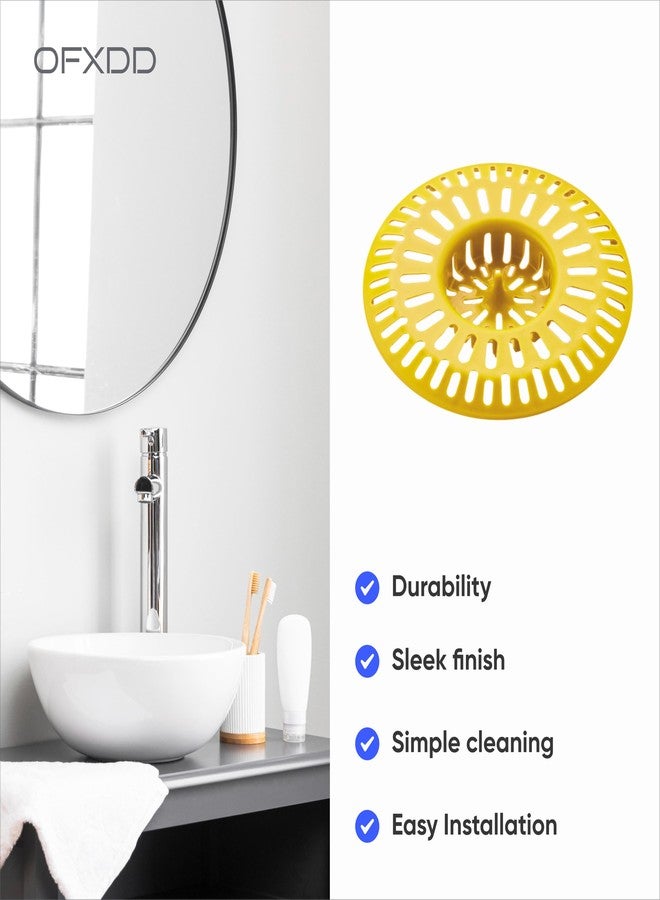 OFXDD Sink Strainer 3 Inch - Plastic Bathtub Hair Catcher for Drain - Kitchen Drain Catcher for Food, Waste, 3 Pcs - Accessories for Bathroom and Kitchen - Image 3